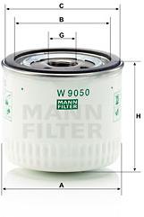 MANN-FILTER W9050 pro vozy FORD, LDV, METROCAB