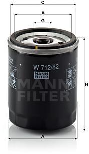 MANN-FILTER W712/82 pro vozy FORD