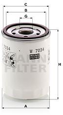 MANN-FILTER W7034 pro vozy FORD