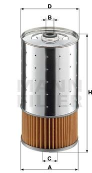MANN-FILTER PF1050/1n pro vozy DAEWOO, MERCEDES-BENZ