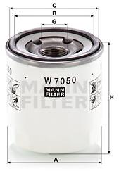 MANN-FILTER W7050 pro vozy CITROËN, FORD, LAND ROVER, PEUGEOT
