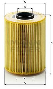 MANN-FILTER HU926/4x pro vozy BMW, WIESMANN