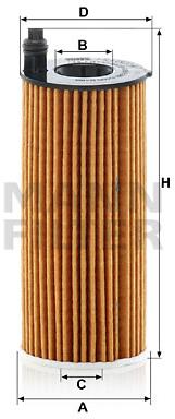 MANN-FILTER HU6014/1Z pro vozy BMW