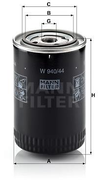 MANN-FILTER W940/44 pro vozy AUDI, VW