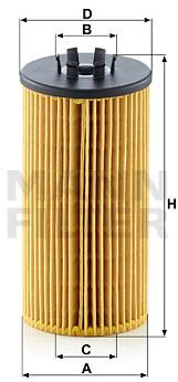 MANN-FILTER HU835/1z pro vozy AUDI, VW