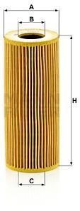MANN-FILTER HU7029Z pro vozy AUDI, PORSCHE, VW
