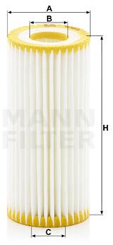 MANN-FILTER HU6013z pro vozy AUDI, PORSCHE, SEAT, SKODA, VW