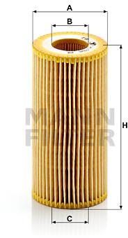 MANN-FILTER HU719/6x pro vozy AUDI, KTM, SEAT, SKODA, VW