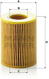 MANN-FILTER HU925/4x pro vozy ALPINA, BMW, WIESMANN