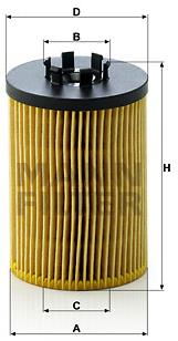 MANN-FILTER HU715/5x pro vozy ALPINA, BMW, MORGAN