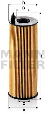 MANN-FILTER HU721/5x pro vozy ALPINA, BMW