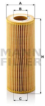 MANN-FILTER HU722x pro vozy ALPINA, BMW