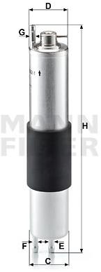 MANN-FILTER WK532/1 pro vozy BMW