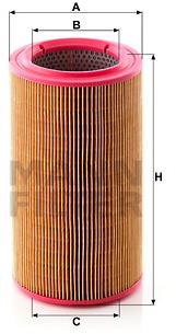 MANN-FILTER C14004 pro vozy FIAT;LANCIA