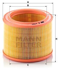 MANN-FILTER C1760 pro vozy CITROËN;LADA;PEUGEOT;TALBOT