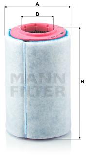 MANN-FILTER C17237/1 pro vozy CITROËN;FIAT;PEUGEOT
