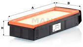 MANN-FILTER C37009 pro vozy ALPINA;BMW