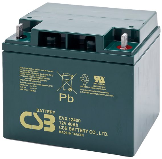 CSB EVX12400, baterie 12V, 40Ah