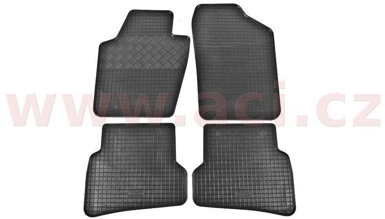 RIGUM VW Polo 09- gumové koberečky černé