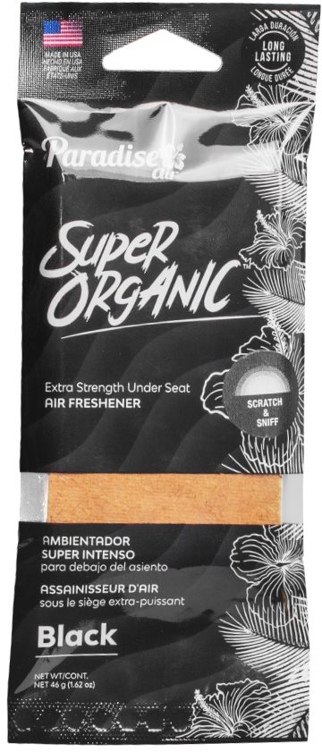 Paradise Air Super Organic Air Freshener, vůně Black