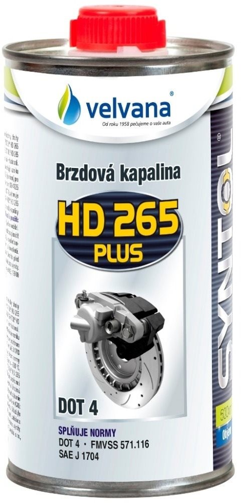 VELVANA Brzdová kapalina Syntol HD265 DOT4 500ml