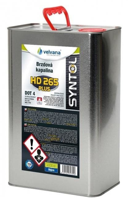 VELVANA Brzdová kapalina Syntol HD265 DOT4 4l