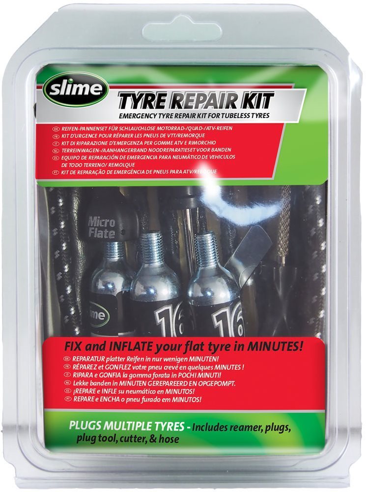 Slime Opravná sada knotem s CO2 – Tyre Repair Kit