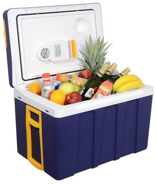 COMPASS Chladící box 50l 230V/12V pojízdný