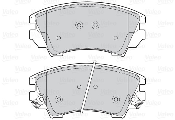 VALEO Brzdové destičky 302117