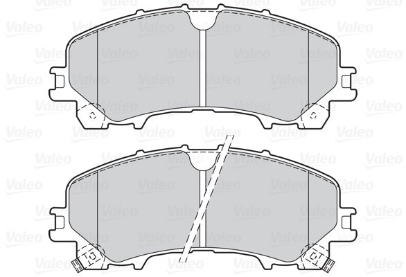 VALEO Brzdové destičky 302167