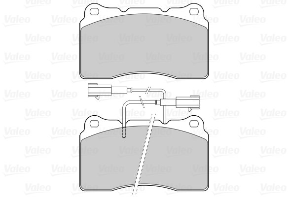 VALEO Brzdové destičky 302318