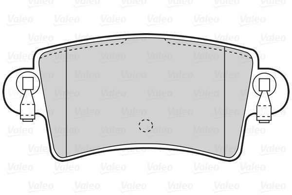 VALEO Brzdové destičky 302034