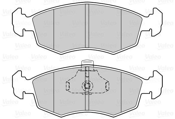 VALEO Brzdové destičky 302023