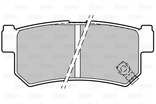 VALEO Brzdové destičky 301956