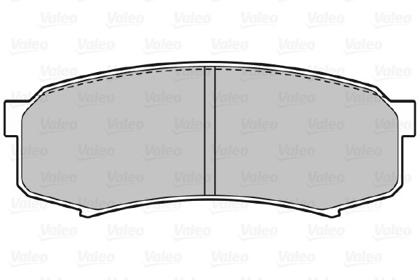 VALEO Brzdové destičky 598777