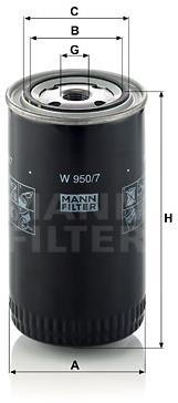 MANN-FILTER W950/7