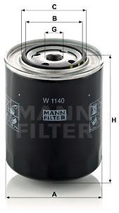 MANN-FILTER W1140