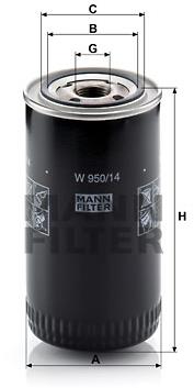 MANN-FILTER W950/14