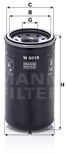 MANN-FILTER W8018