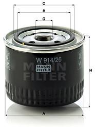 MANN-FILTER W914/26