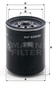 MANN-FILTER WP920/80