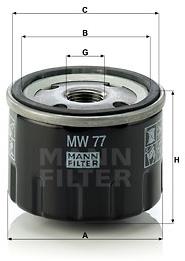 MANN-FILTER MW77