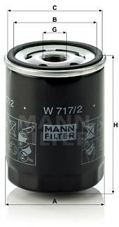MANN-FILTER W717/2