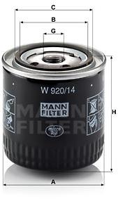 MANN-FILTER W920/14