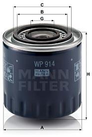 MANN-FILTER WP914