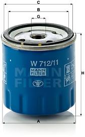 MANN-FILTER W712/11