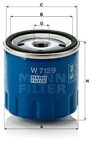 MANN-FILTER W712/9