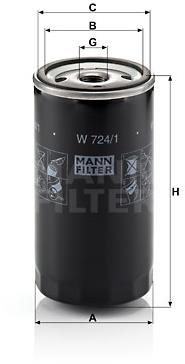 MANN-FILTER W724/1