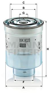 MANN-FILTER WK8028z