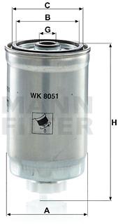 MANN-FILTER WK8051
